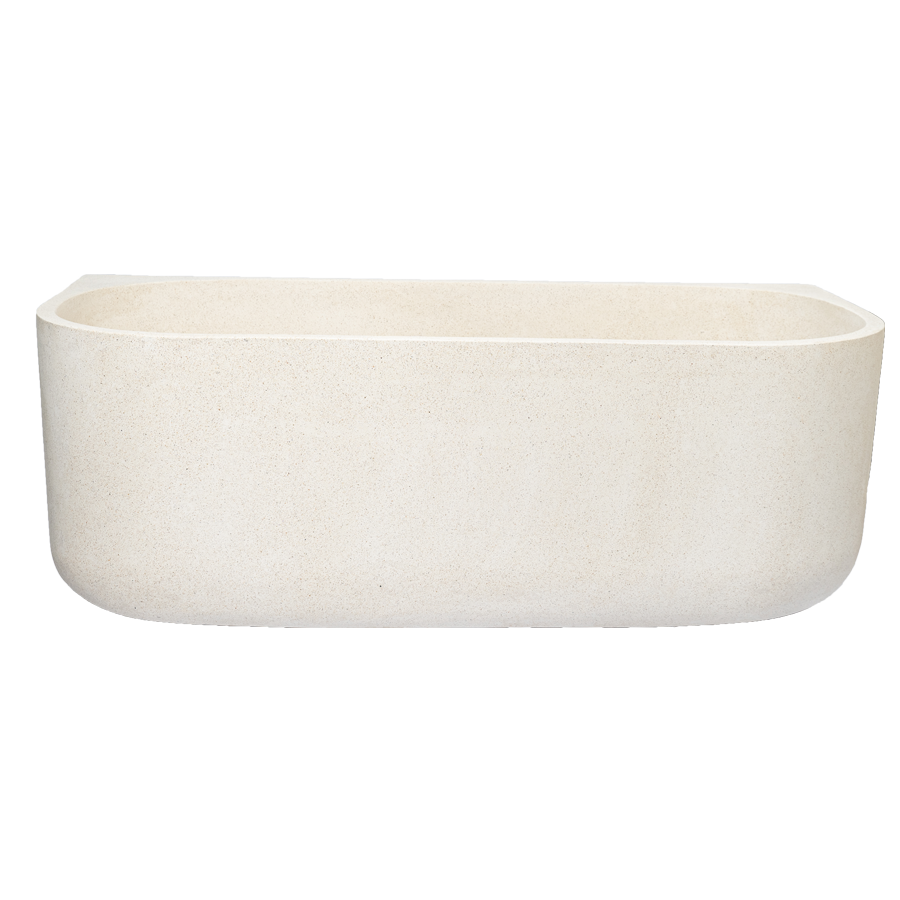 Oval Custom Stone Terazzo Bathtub 170 cm 1