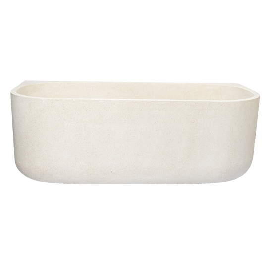 Oval Custom Stone Terazzo Bathtub 170 cm 1