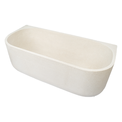 Oval Custom Stone Terazzo Bathtub 170 cm 3