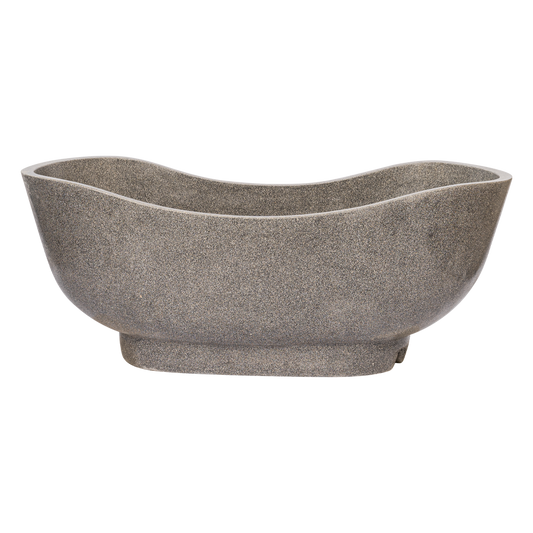 Oval Standing Terazzo Bathtub 160 cm 1