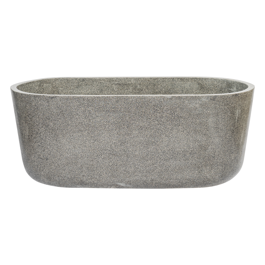 Oval Terazzo Stone Basic Bathtub 150 cm 1