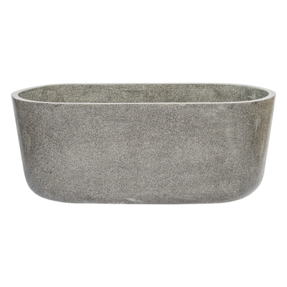 Oval Terazzo Stone Basic Bathtub 150 cm 1