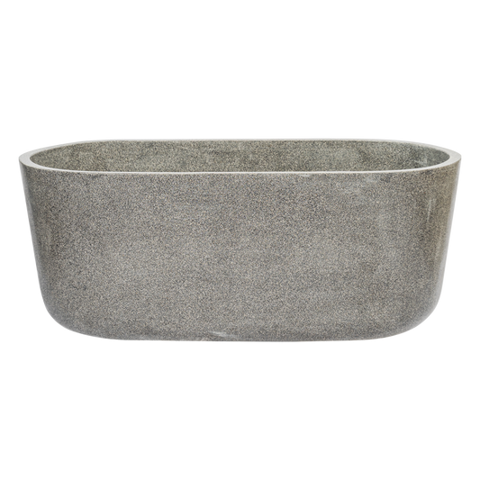 Oval Terazzo Stone Basic Bathtub 150 cm 1