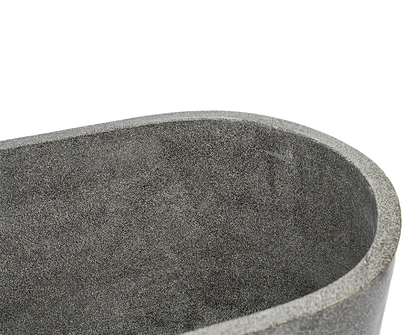 Oval Terazzo Stone Basic Bathtub 150 cm 6