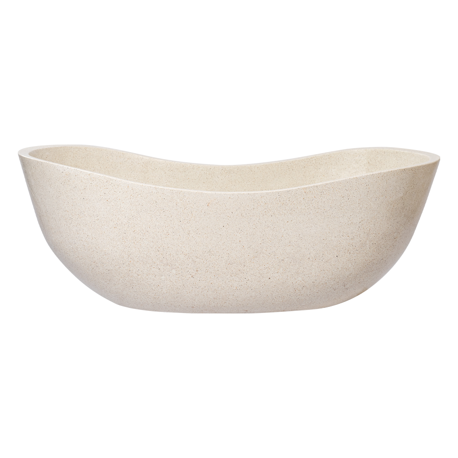 Oval Terazzo Stone Bathtub 1