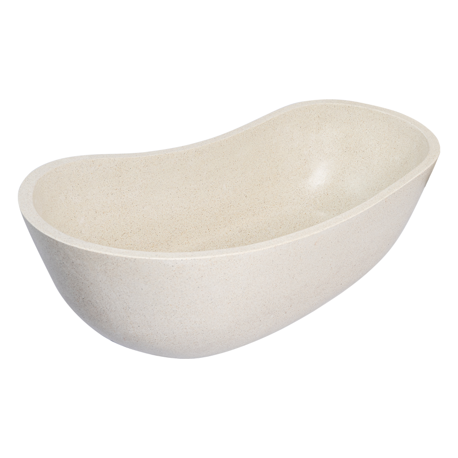 Oval Terazzo Stone Bathtub 3