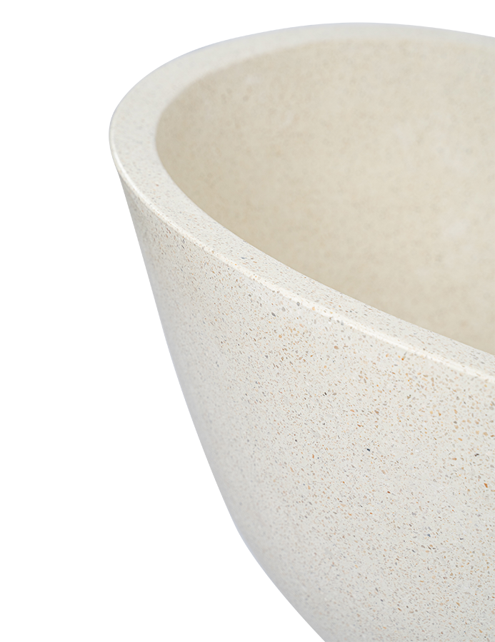 Oval Terazzo Stone Bathtub 5