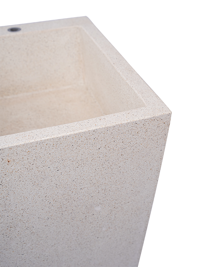 Square Terazzo Stone Sink 4