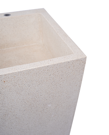 Square Terazzo Stone Sink 4